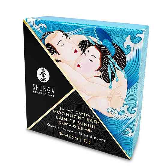 Соль для ванны Shunga Moonlight Bath – Ocean Breeze (75 гр), соль Мертвого моря, аромамасла Sex Aura Киев
