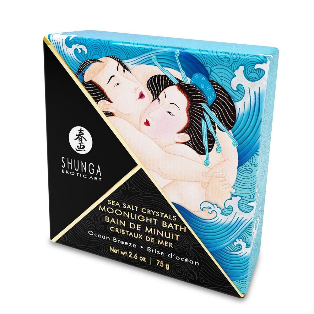 Соль для ванны Shunga Moonlight Bath – Ocean Breeze (75 гр), соль Мертвого моря, аромамасла Sex Aura Киев - изображение 1