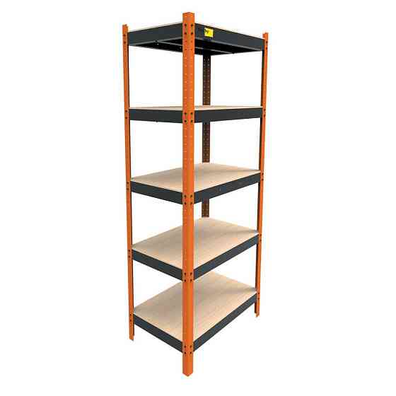 Металлический усиленный стеллаж Emby Heavy Series (размер 2500х900x600мм) 5 полок ДСП до 300кг Винница