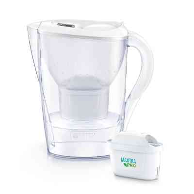 Фільтр-глечик Brita Marella Memo MXPro 2.4л (1.4л води) з фільтр-картриджем 3шт, білий (1052791) Вінниця
