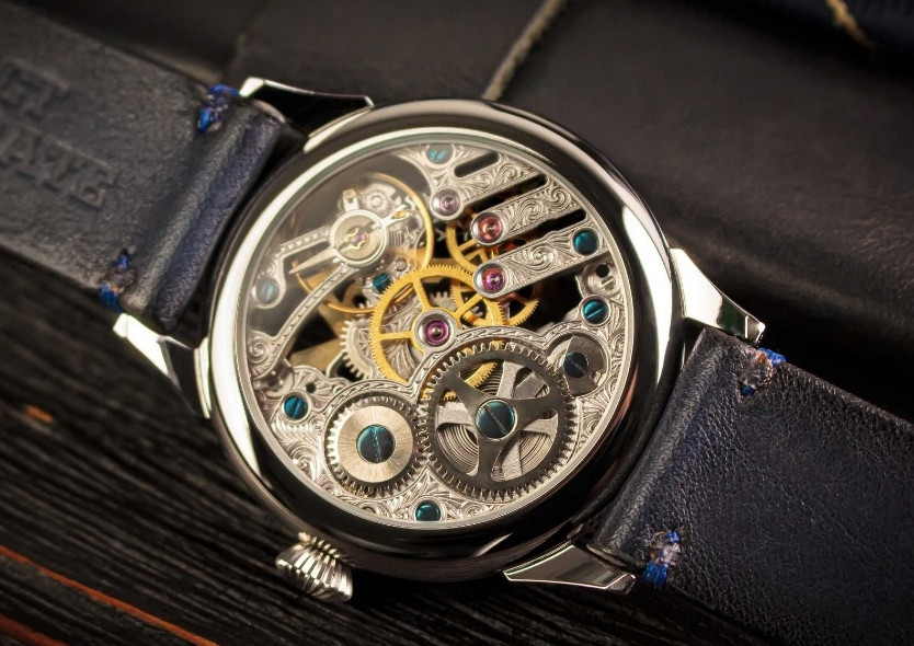 Эксклюзивные уникальные механические часы скелетон в масонском стиле Киев - изображение 2