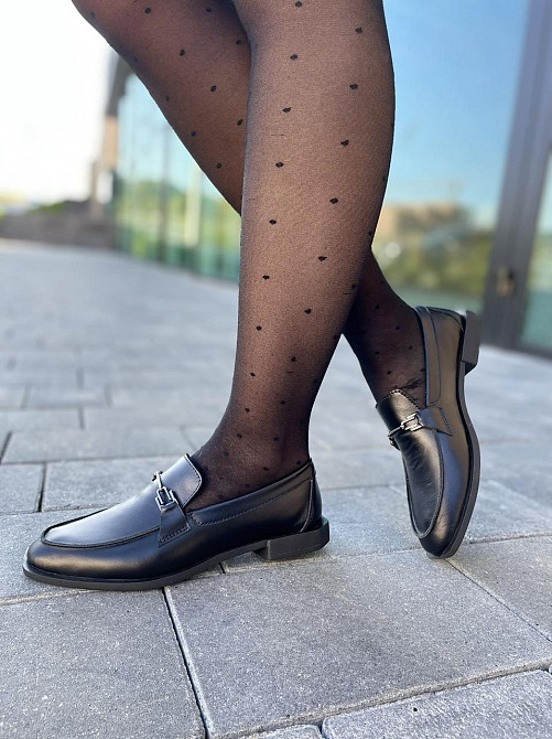 VIFEST Туфлі жіночі VIFEST 154-10 чорні (весна-осінь, шкіра натуральна) (4791) Коломия - фото 6