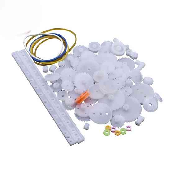 Набор 75в1 для Arduino и DIY: шестерёнки, шкивы, пассики, комплект деталей для робототехники Киев
