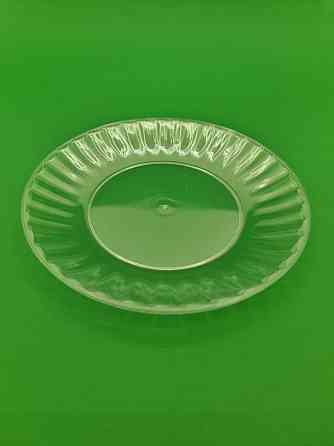 Тарілка одноразова 205 Склоподібна Юніта прозора (10 шт) Харків