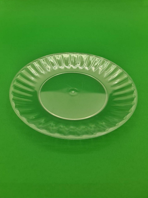 Тарілка одноразова 205 Склоподібна Юніта прозора (10 шт) Харків - фото 3