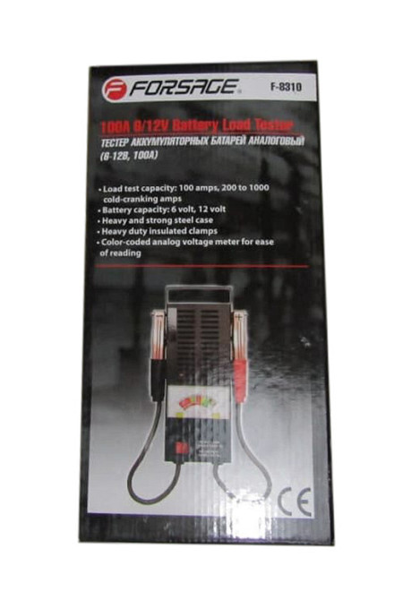 Тестер аккумуляторных батарей аналоговый (6V-12V, 100А) Forsage F-8310 Одесса - изображение 5