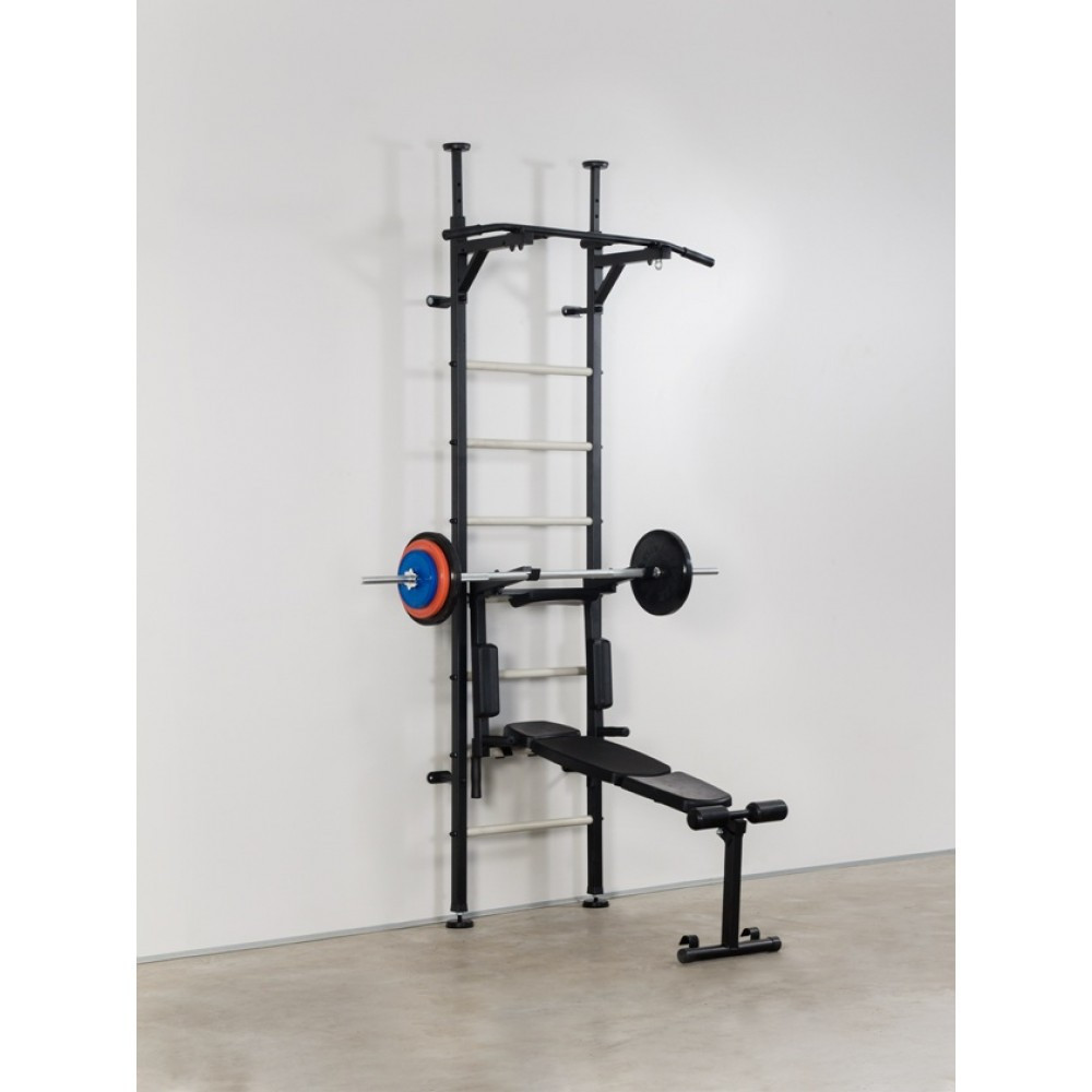 Шведская стенка Tornado Pro Black, профессиональный тренажер для взрослых до 120 кг,  кольцо для груши Каменское - изображение 2