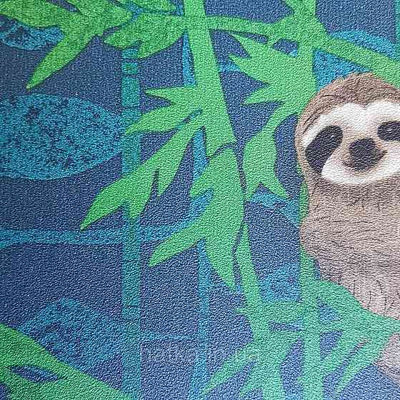 Шпалери флізелінові BN Doodleedo 0,53 х 10 м дитячі тропіки ведмеді коали коричневі зелені темно сині Київ