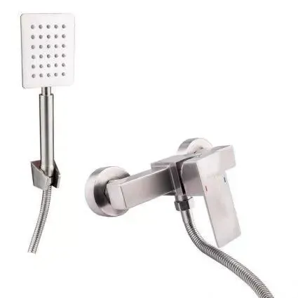 Смеситель для душа с душевым гарнитуром WEZER PRO5-02 сатин Киев