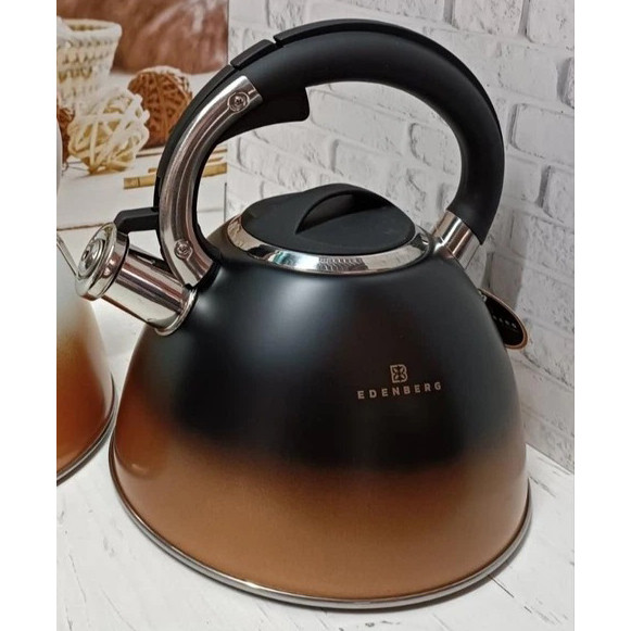 Чайник для домашнего использования со свистком, Чайник газовый 3 литра Кухонный газовый JA-28 Львов - изображение 1