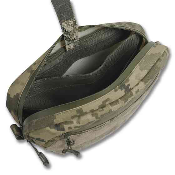 Сумка-напашник XL Kiborg GU Cordura Pixel. Сумка напашник пиксель с велкро панелью Киев