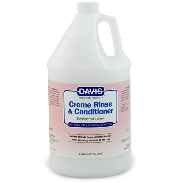 Davis Creme Rinse & Conditioner ДЭВИС КРЕМ РИНЗ ополаскиватель и кондиционер с коллагеном для собак, котов, концентрат Киев - изображение 1