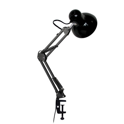 Настільна лампа Євросвітло Ridy-027 E27 зі струбциною чорна Вінниця - фото 3