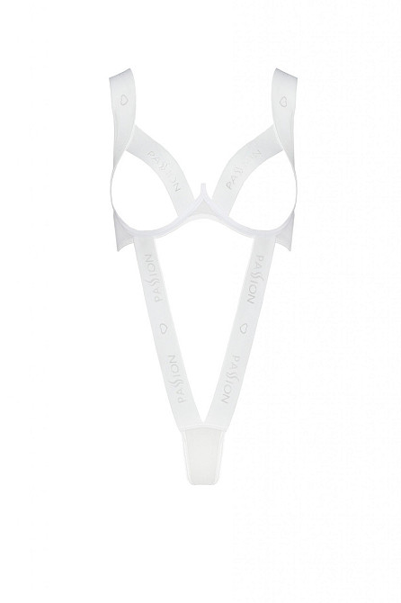 Боді з відкритими грудьми KYOUKA BODY white S/M - Passion Sex Aura Київ - фото 2
