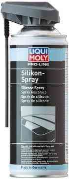 Бесцветная силиконовая смазка спрей Liqui Moly 7389 Pro-Line Silikon-Spray, 400 мл — защита и уход за резиной, Ковель