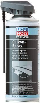Бесцветная силиконовая смазка спрей Liqui Moly 7389 Pro-Line Silikon-Spray, 400 мл — защита и уход за резиной, Ковель - изображение 1
