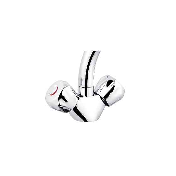 Змішувач для раковини двовентельний Kroner KRP Hamburg - C010 Київ