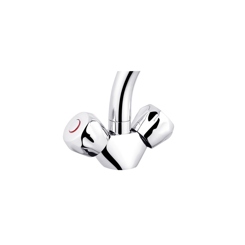 Змішувач для раковини двовентельний Kroner KRP Hamburg - C010 Київ - фото 4