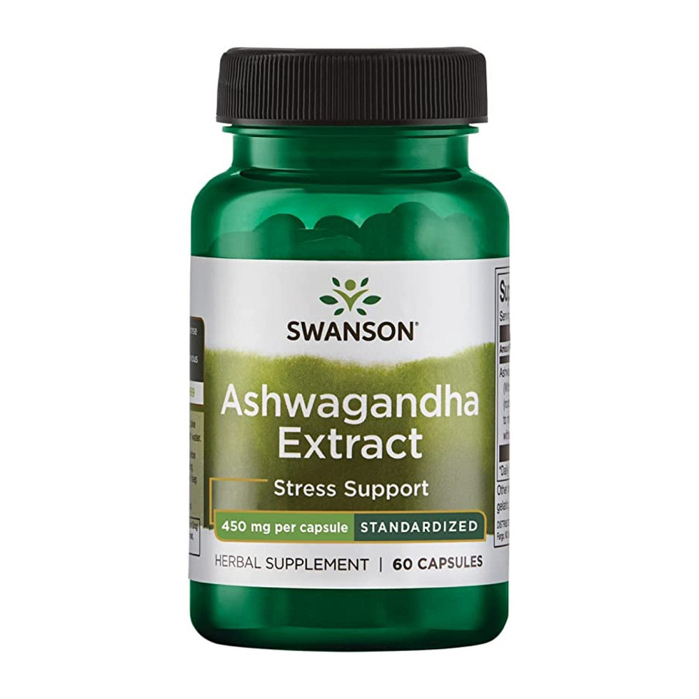 Ашваганда Swanson Ashwagandha Extract Standardized 450mg 60 капс Киев - изображение 1