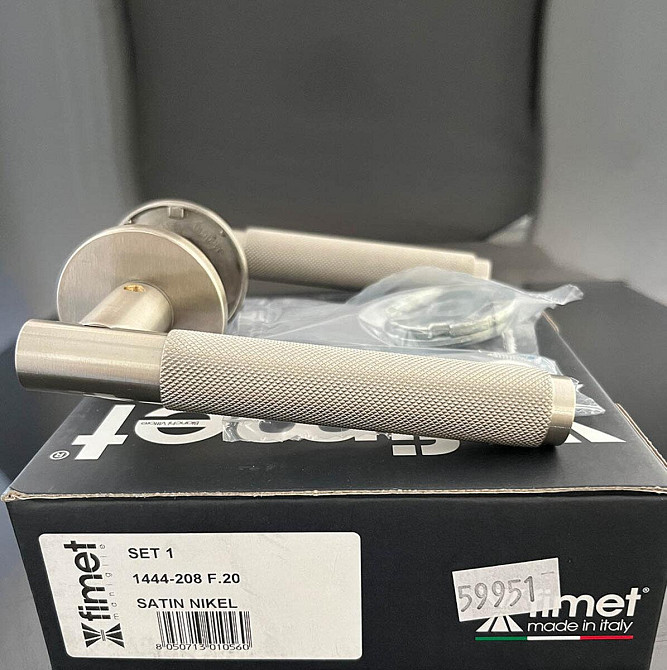 Ручка на розеті Fimet Marion 1444-208 F20 нікель матовий R ф / з Київ - фото 3