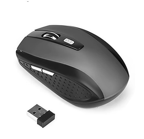 Бездротова мишка Silent Mouse 2.4G Сіра Запоріжжя - фото 1