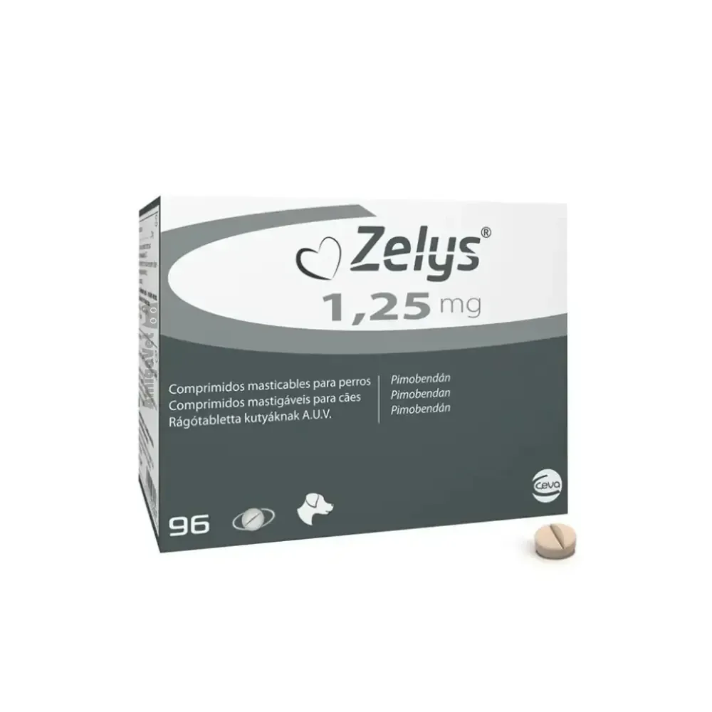 Зелис Zelys Ceva (дозировка 1,25 мг) при сердечной недостаточности для собак, 12 таблеток Винница - изображение 1