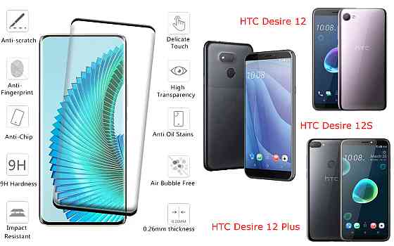 Захисне скло HyperGlass Pro для HTC Desire 12, 12S, 12 Plus – максимальна чутливість та захист Київ