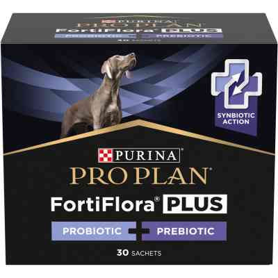 Пробіотична добавка для тварин Purina Pro Plan FortiFlora Plus Для собак та цуценят для підтримки нормальної мікрофлори кишківника 30 x 1.5 г (8445290 Вінниця