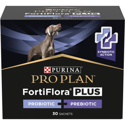 Пробіотична добавка для тварин Purina Pro Plan FortiFlora Plus Для собак та цуценят для підтримки нормальної мікрофлори кишківника 30 x 1.5 г (8445290 Вінниця - фото 1