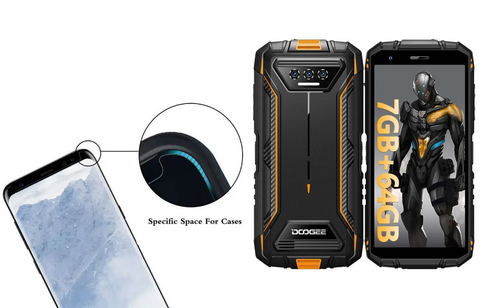 Защитное стекло HyperGlass Pro для DOOGEE S41, S41 Max, S41 Plus, S41 Pro, S41T – максимальная Киев - изображение 3