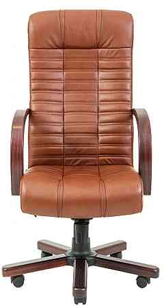 Офісне Крісло Керівника Richman Atlant Madras Whisky Wood-Cherry М1 Tilt Коричневий Київ