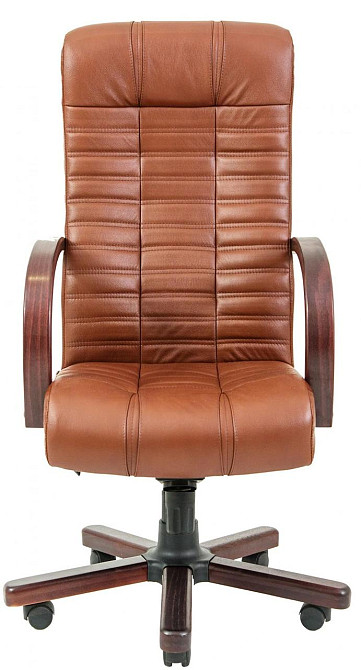 Офісне Крісло Керівника Richman Atlant Madras Whisky Wood-Cherry М1 Tilt Коричневий Київ - фото 2