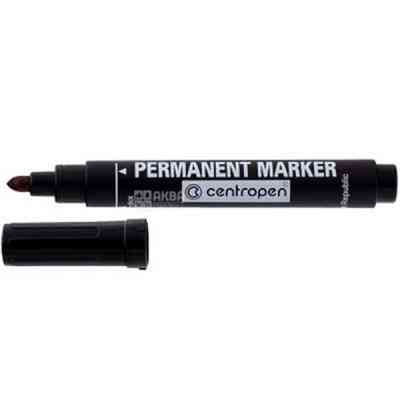 Маркер Centropen водостойкий перманентный 2,5мм., белый (8586) Винница