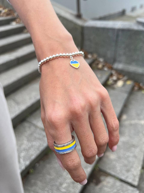 Срібна каблучка "З Україною у серці" MasterSem Київ - фото 5