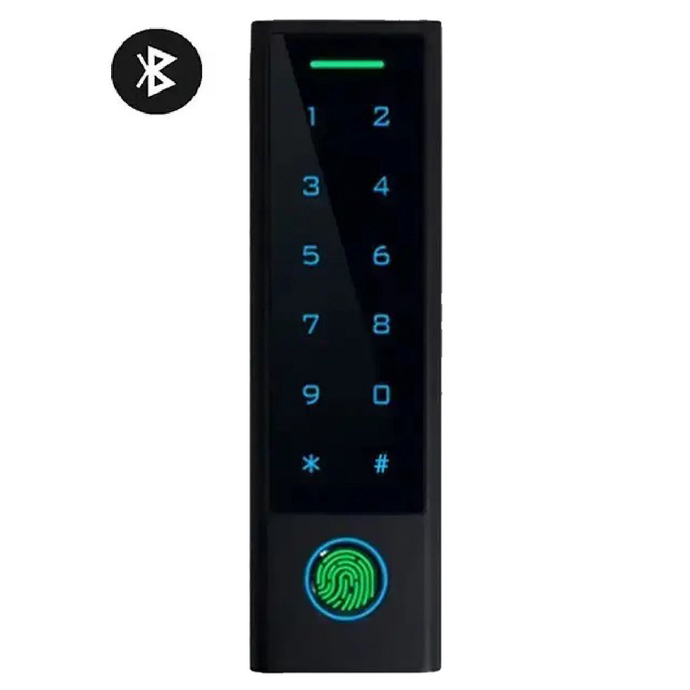 Биометрический контроллер доступа Bluetooth с клавиатурой SEVEN CR-7477BF-P MIFARE Киев - изображение 1