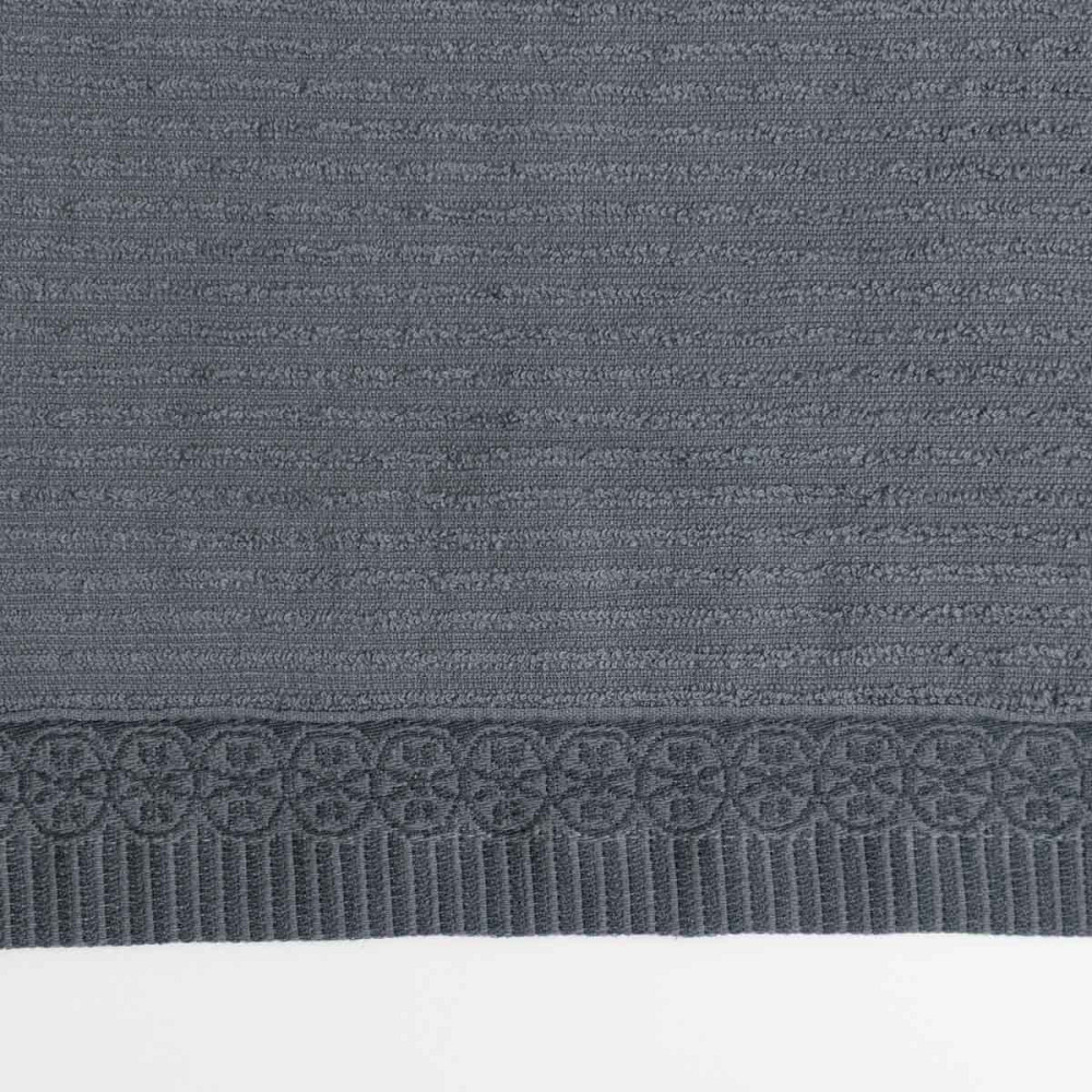 Махровий кухонний рушник з бордюром 30х50 см 400г/м2 GM Textile (Сірий) Суми - фото 4
