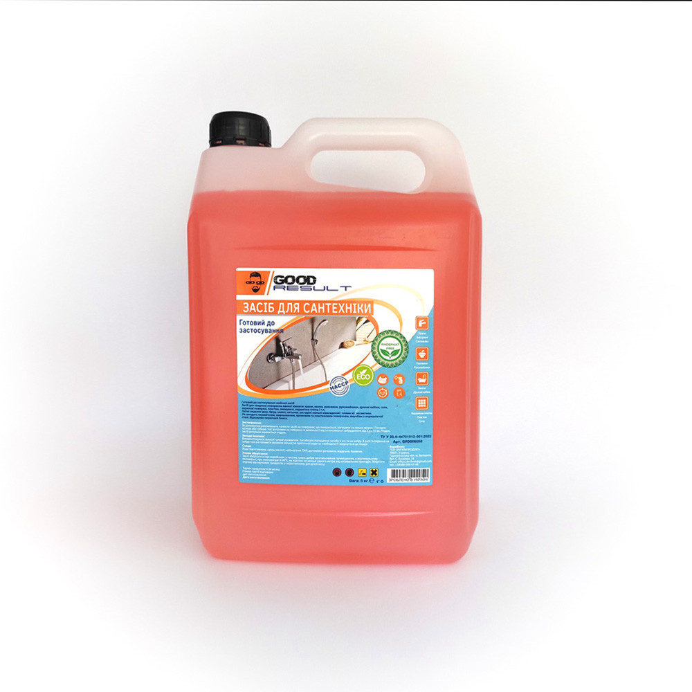Засіб для сантехніки GOOD RESULT 5л/каністра Павлоград - фото 3