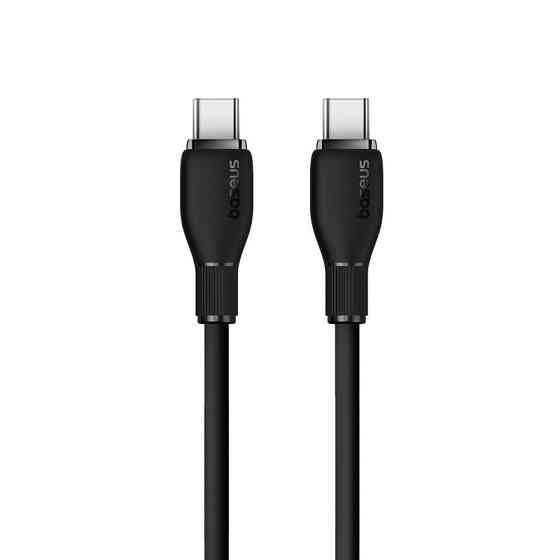 Кабель Baseus Pudding Series Fast Charging Cable Type-C to Type-C 100W 1.2m Cluster Black Одесса