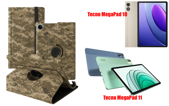Чохол Spinner360 для планшета Tecno MegaPad 10, MegaPad 11, колір Xaki Київ