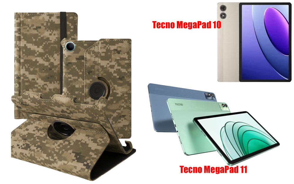 Чохол Spinner360 для планшета Tecno MegaPad 10, MegaPad 11, колір Xaki Київ - фото 1
