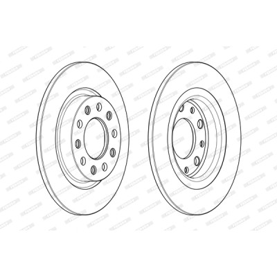Тормозной диск FERODO DDF2333C Винница - изображение 1