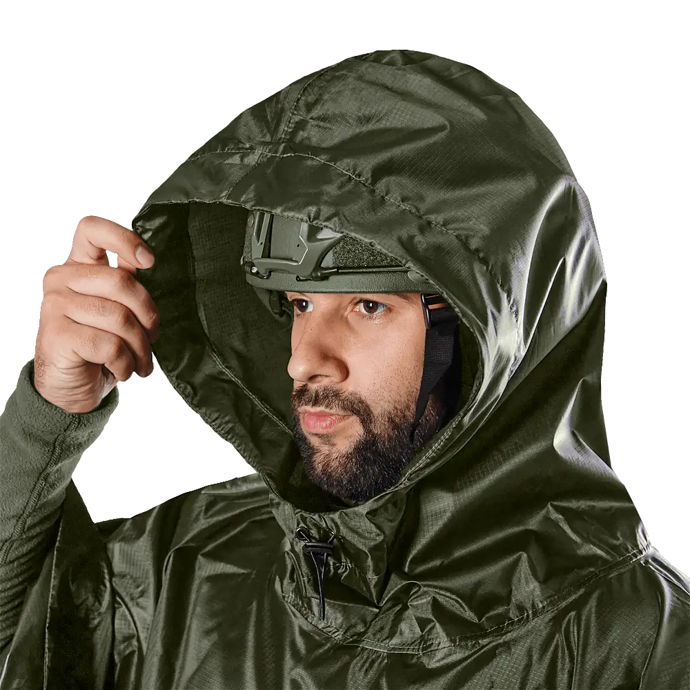 Дождевик-пончо Pilgrim 2.0 Rip-Stop Оливковый Винница - изображение 7