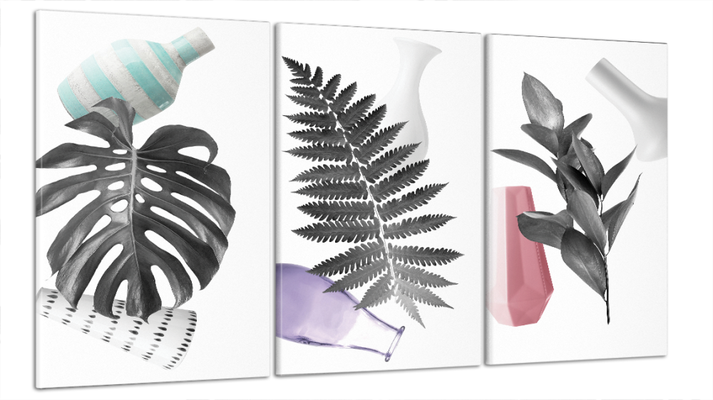 Модульна картина Абстракція Листя Art-3_B3 Київ - фото 1