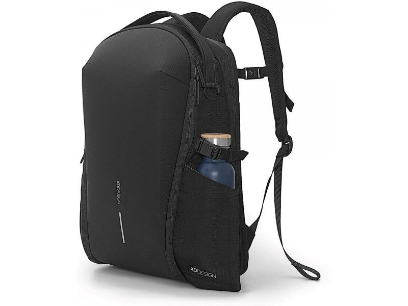 Рюкзак міський Bobby Bizz Business 18 л-25 л для ноутбука 16 дюймів із захистом від крадіжок і порізів (Чорний) Вінниця - фото 4