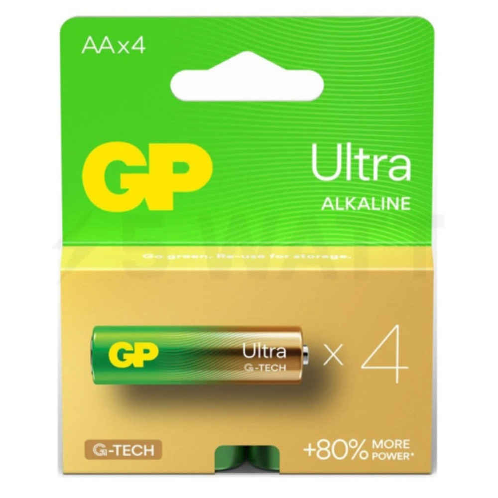 Батарейка GP LR6/AA ULtra Alkaline (4шт) Київ - фото 1