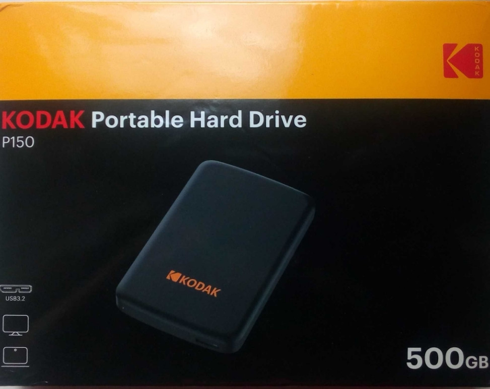 Внешний жесткий диск Kodak P150 500 Гб (новый) Киев - изображение 3