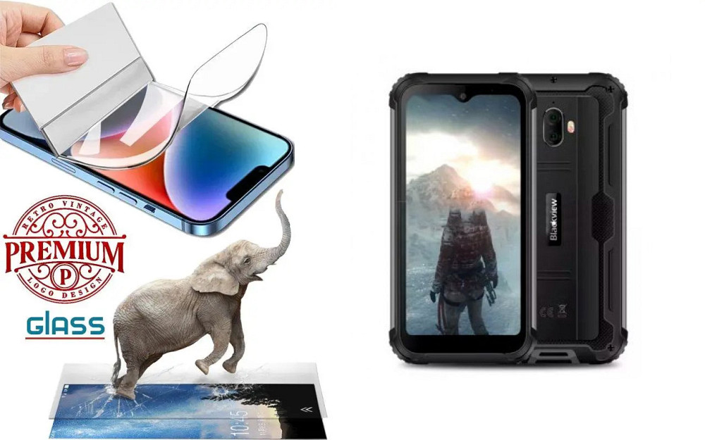 Полиуретановая пленка Blackview BV5900, Premium, толщина 0,2 мм Киев - изображение 1
