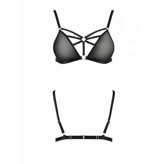 Бюстгальтер-стрепи Passion Exclusive Meggy Bra XXL/XXXL, black Sex Aura Київ