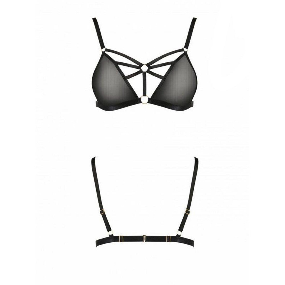 Бюстгальтер-стрепи Passion Exclusive Meggy Bra XXL/XXXL, black Sex Aura Київ - фото 5