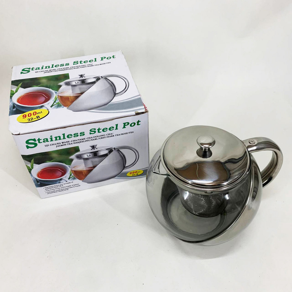 Стильний чайник для заварювання UNIQUE UN-1163 0, 90 л, Заварник для трав Чайники заварювання CW-34 Івано-Франківськ - фото 8